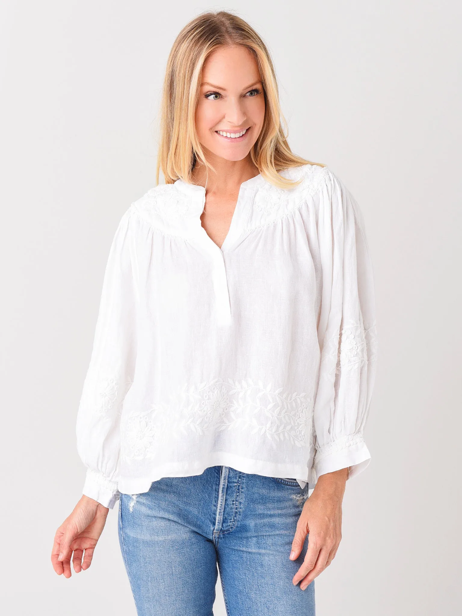     JOIE  Women's Ailani long Sleeve Linen Top    