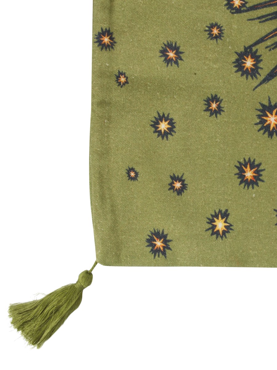LES-OTTOMANS      COPRICUSCINO IN COTONE CON STAMPA EYE